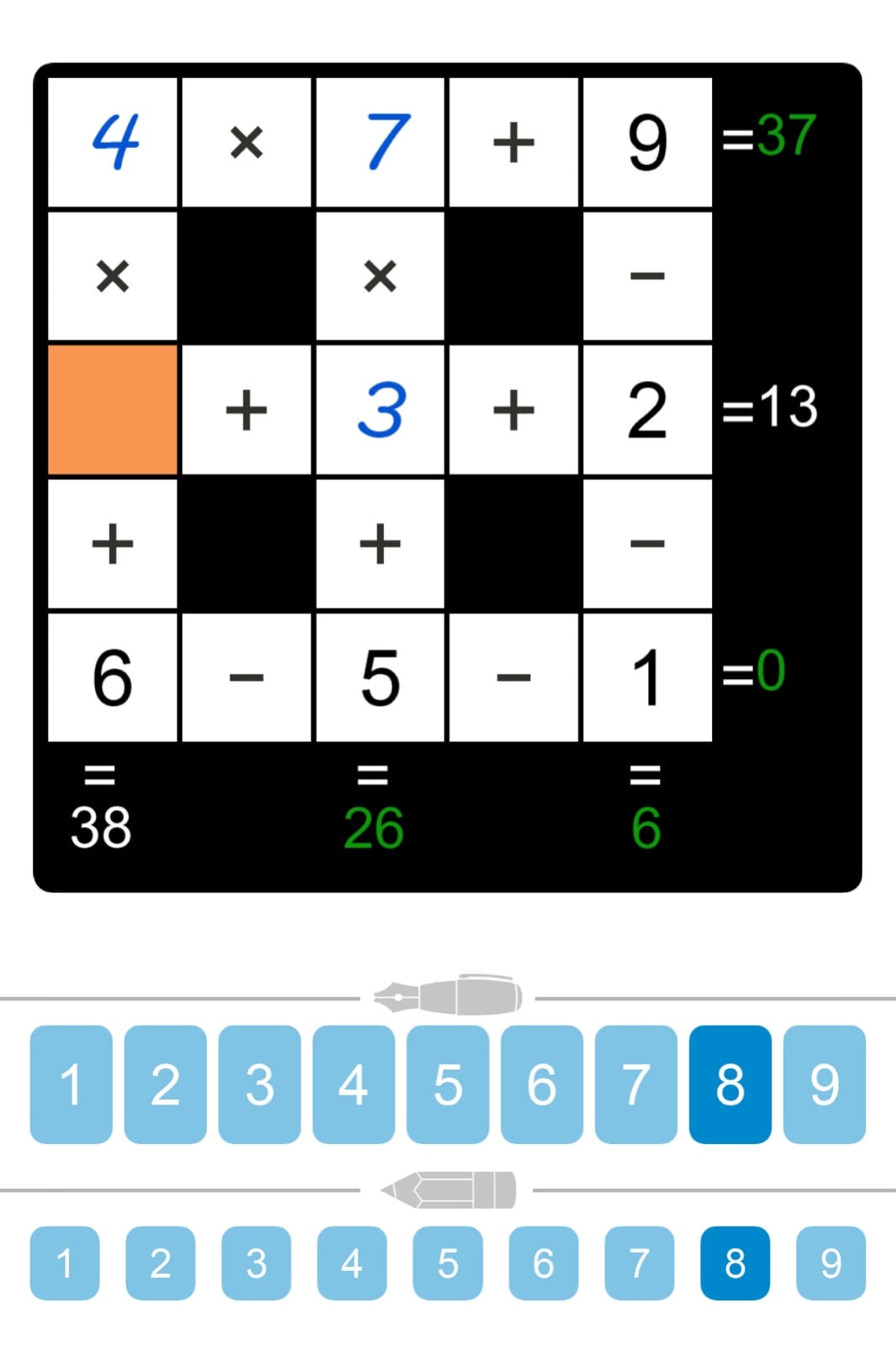 Puzzle Page Cross Sum June 8 2026 Puzzle Page Cross Sum June 8 2026