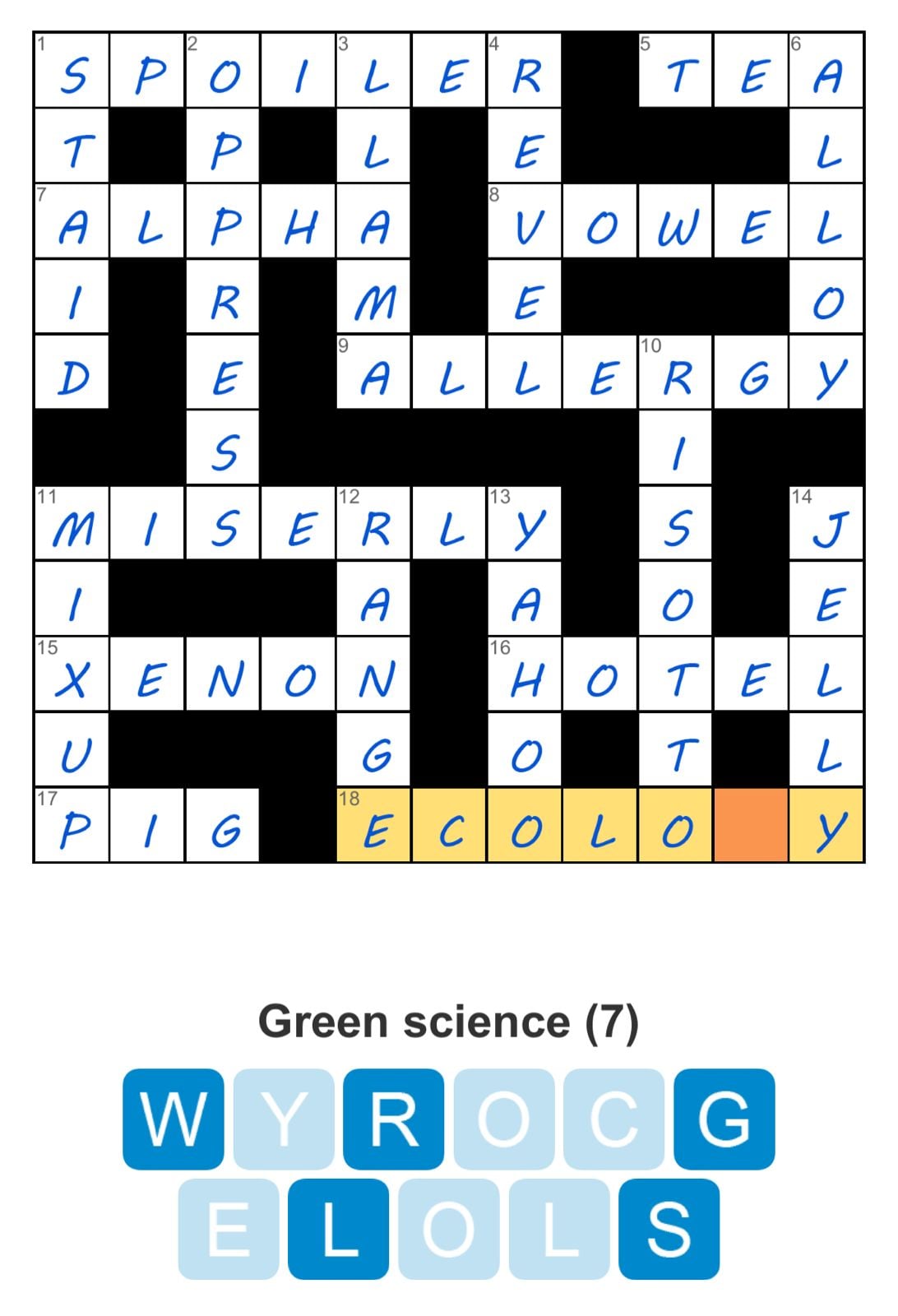 Puzzle Page Crossword June 4 2026