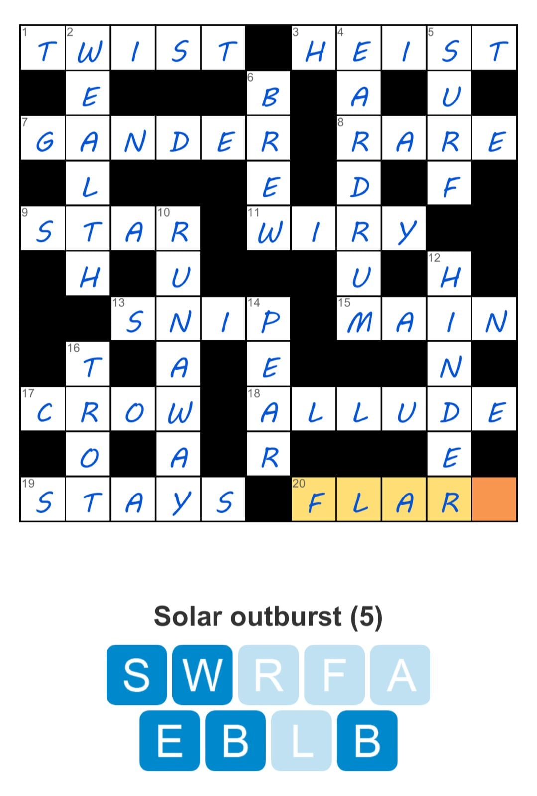 Puzzle Page Crossword June 5 2026