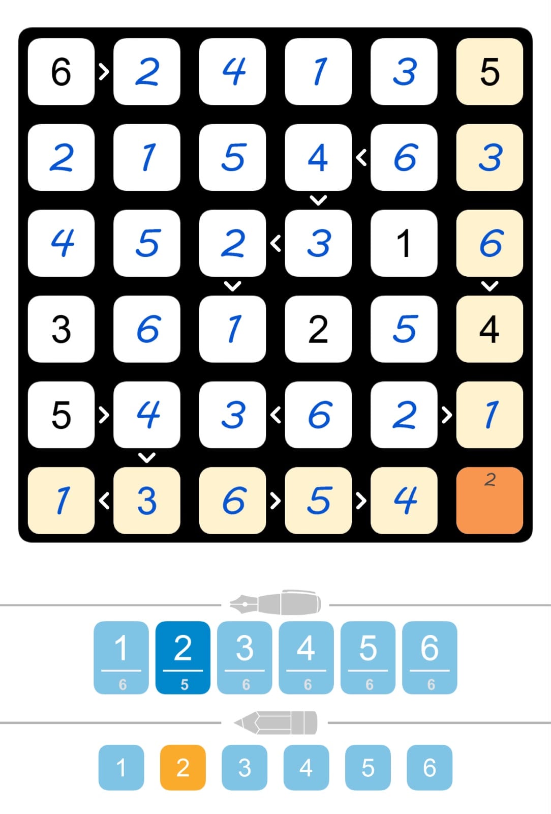 Puzzle Page Futoshiki June 13 2026 Puzzle Page Futoshiki June 13 2026