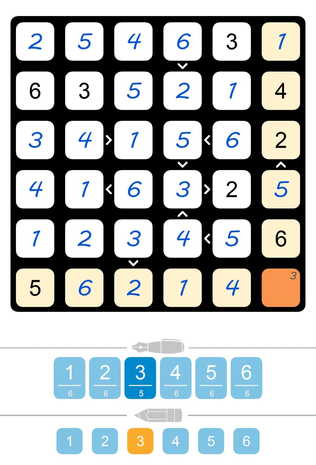 Puzzle Page Futoshiki June 5 2026