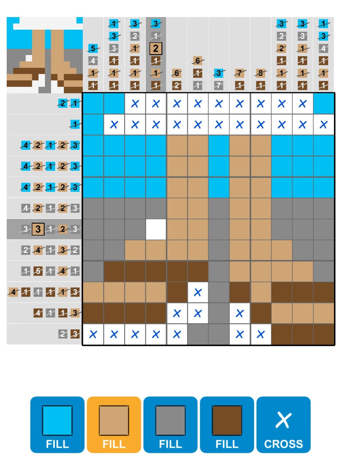 Puzzle Page Picture Cross June 25 2026 Puzzle Page Picture Cross June 25 2026