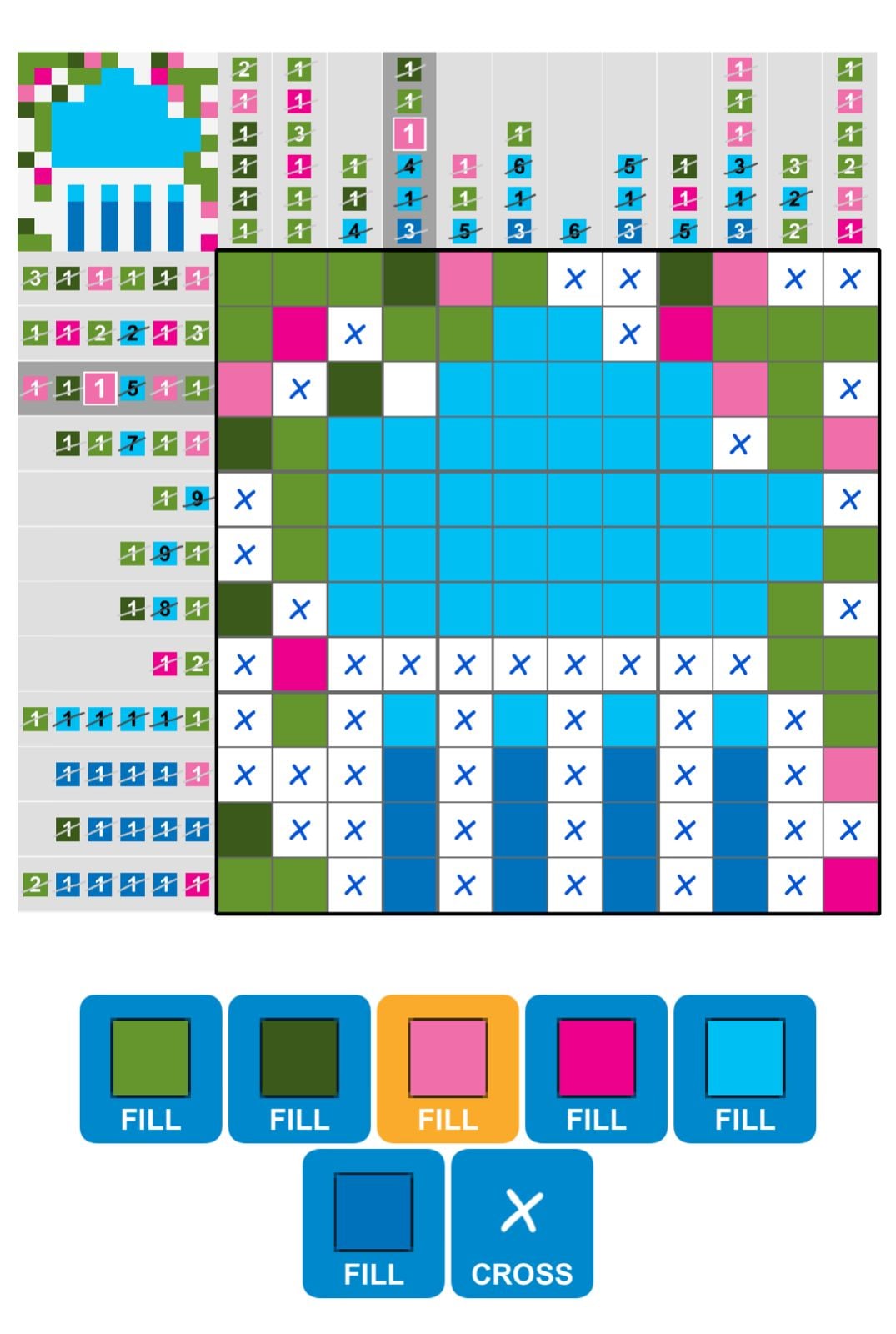 Puzzle Page Picture Cross June 4 2026 Puzzle Page Picture Cross June 4 2026