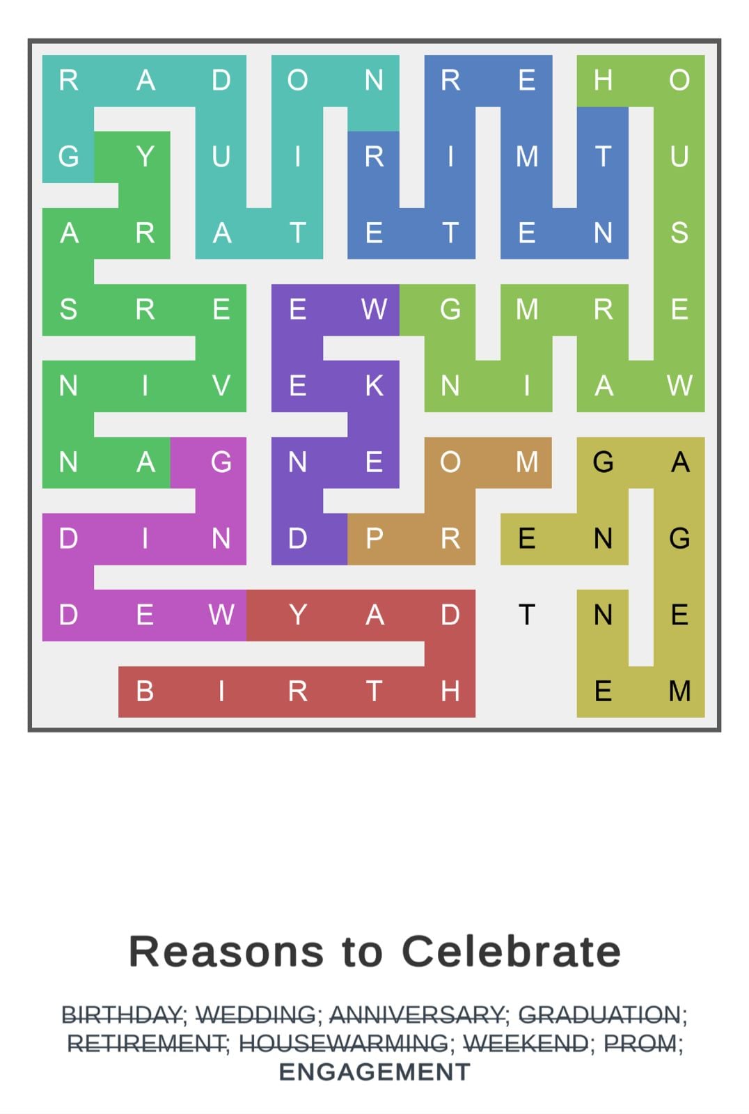 Puzzle Page Word Snake June 24 2026 Puzzle Page Word Snake June 24 2026