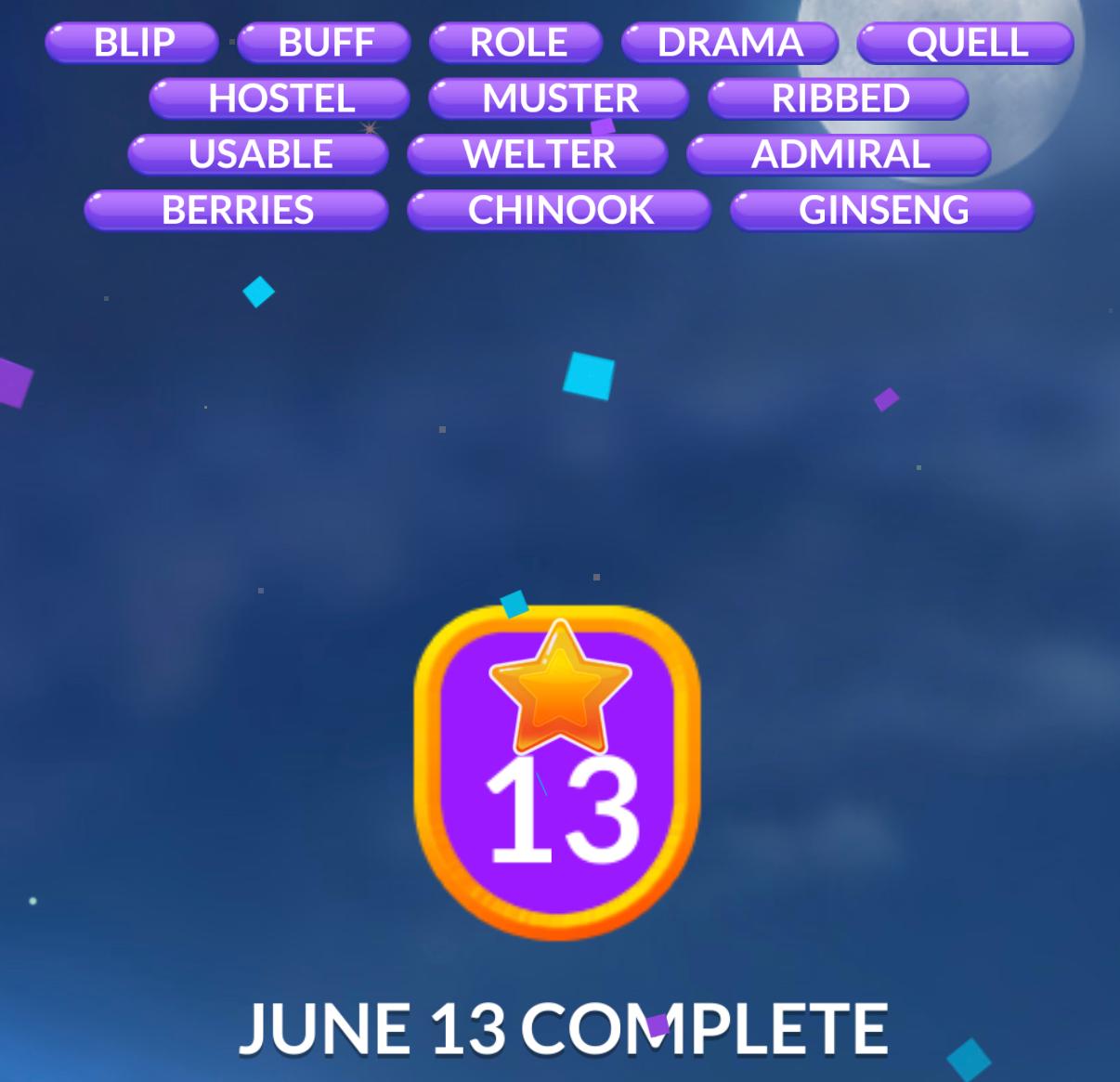 Word Stacks Daily Puzzle June 13 2026 Word Stacks Daily Puzzle June 13 2026