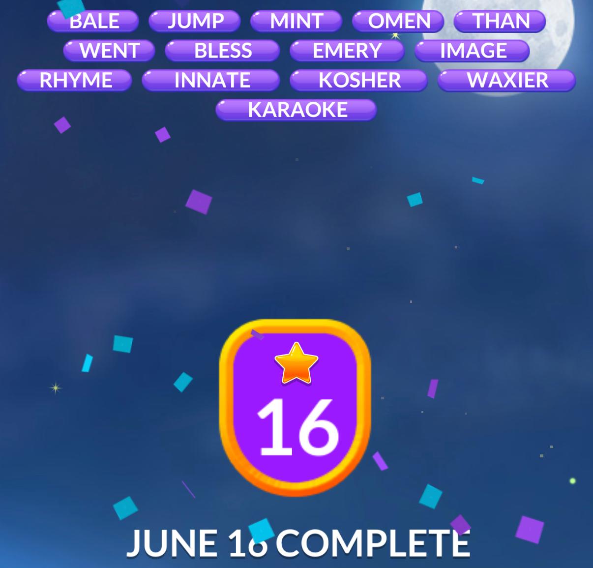 Word Stacks Daily Puzzle June 16 2026 Word Stacks Daily Puzzle June 16 2026