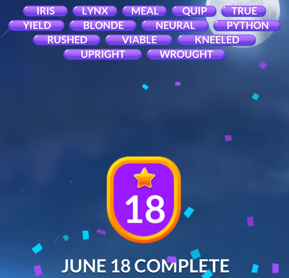 Word Stacks Daily Puzzle June 18 2026 Word Stacks Daily Puzzle June 18 2026