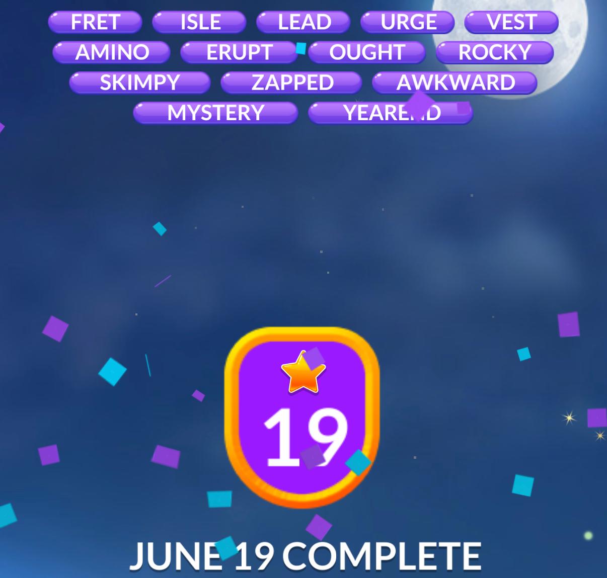Word Stacks Daily Puzzle June 19 2026 Word Stacks Daily Puzzle June 19 2026