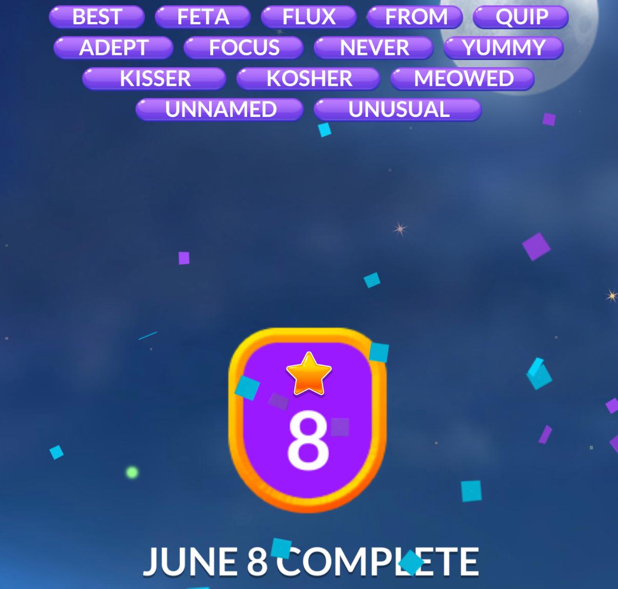 Word Stacks Daily Puzzle June 8 2026 Word Stacks Daily Puzzle June 8 2026